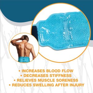 Terapia de frío caliente Envoltura de enfriamiento Cintura Calor Compresa fría Cuentas de gel personalizadas Paquete de hielo para aliviar el dolor de espalda Otros suministros de atención médica - Product Image 4