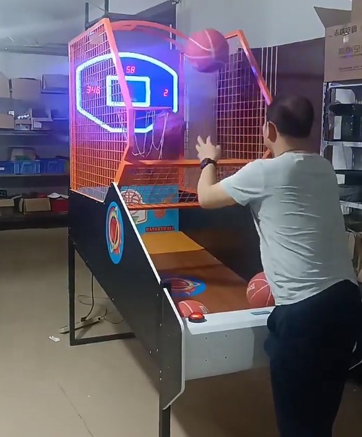 Family Basketball Game Machine Foldable Basketball Family Basket Children Basketball Toy Set Game Machine