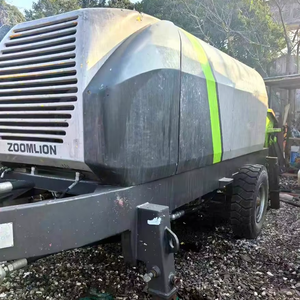 <span class=keywords><strong>Pompe</strong></span> à béton électrique sur remorque Zoomlion HBT60.13.90SU 90kW 42-70m/h Moteur robuste Portée verticale 190m 6450kg pour immeubles de grande hauteur - Product Image 1
