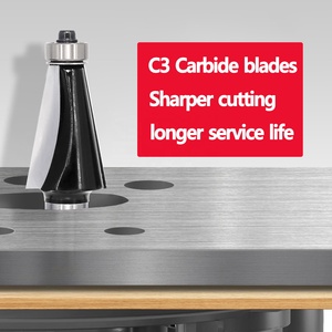 Tùy chỉnh Router bit thiết lập 6pcs chamfer bit 10 ° 15 ° 20 ° 22.5 ° 30 ° 45 ° bevel nới lỏng cạnh cắt với mang cho gỗ profiling, viền - Product Image 6