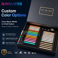 Nouvelle boîte d'échantillons de bande flexible de puce LED COB avec haute CRI90 différentes tailles DC24V tension d'entrée certifiée ROHS pour l'exposition