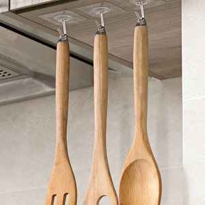 Bán Buôn Tường Vít-Miễn Phí Nhãn Dán Móc Trong Suốt Không Có Dấu Vết Vít Dài Khóa Móc Nhiệm Vụ Nặng Nề Dính Tường Móc Cho Phòng Tắm - Product Image 4