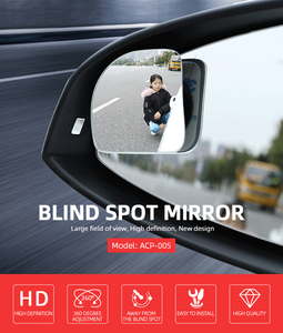 Alta definizione 50MM 360 gradi ampia vista rotazione libera universale Auto fuori angolo cieco Auto <span class=keywords><strong>specchietto</strong></span> <span class=keywords><strong>retrovisore</strong></span> Auto - Product Image 6