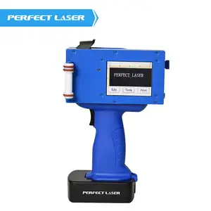 Perfect Laser Small Handheld Paper Bags Inkjet Printer TIJ English Letters/ Date/ QR Code/ Graphs/Serial Number Printing Machine