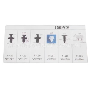He31 150 Piezas de Clips Universales para Automóviles, Sujetadores para Reparación de Parachoques y Guardabarros - Product Image 3