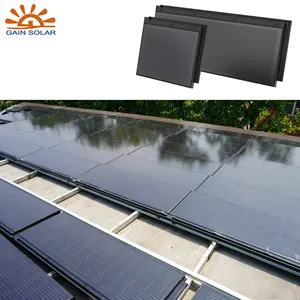 High-end villa için BIPV çatı kiremitleri entegre güneş Shingles güneş çatı