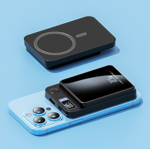 Xinrunjin Logo personnalisé 10000mAh Mini Powerbank magnétique Type C Betteri chargeur de téléphone externe Station cadeau Cargador Portatil - Product Image 5