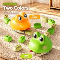 Jouet grenouille magnétique télécommandé, Serpent gourmand RC qui mange des voitures, Jouet de course interactif éducatif, Jeu de fête pour enfants