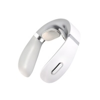 Masseur de cou à impulsions électriques avec chaleur, appareil de massage cervical intelligent, relaxant musculaire du cou rechargeable et portable