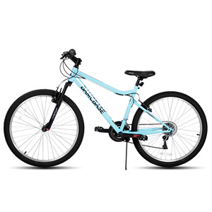 JOYKIE BAMCBASE-Bicicleta de montaña con marco de acero de 26 pulgadas, bicicleta de montaña con freno en V de 18 velocidades para adultos - Product Image 4