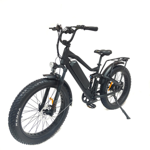 Manillar <span class=keywords><strong>BMX</strong></span> <span class=keywords><strong>de</strong></span> 26 pulgadas, suspensión completa, bicicleta <span class=keywords><strong>de</strong></span> montaña eléctrica <span class=keywords><strong>de</strong></span> 1000W con tubo inferior, batería <span class=keywords><strong>de</strong></span> litio, neumático grueso, bicicleta eléctrica <span class=keywords><strong>de</strong></span> 48V - Product Image 1