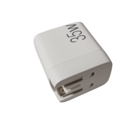 Chargeur pliable US Plug Le plus récent chargeur mural USB A + C 35W pour Iphone15