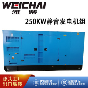Jiangsu Wantai 250kW Diesel <b>Generator</b> Set TPD250W5 Soundproof Canopy 400V 50Hz Outdoor Backup <b>Power</b> - Product Image 3