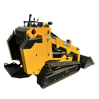 TOPONE TL580 Mini chargeuse pas cher Diesel essence essence Mini chargeuse compacte à chenilles