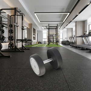 Mancuernas recubiertas de goma con cabeza redonda para levantamiento de <span class=keywords><strong>pesas</strong></span>, Popular, novedad, para gimnasio - Product Image 4