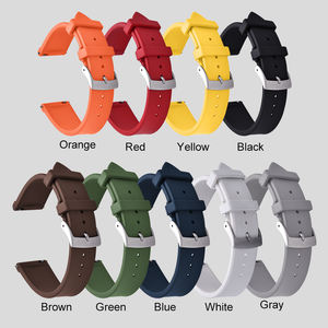 JUELONG RTS T-Pattern Design 20mm 22mm FKM Correa de reloj de goma con correa de pulsera de liberación rápida Reloj de goma para todos los relojes - Product Image 6