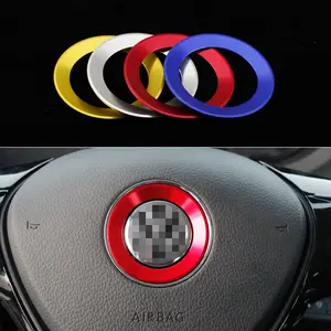 Aluminum Steering Wheel Badge Ring Trim Cover Sticker for Mercedes Benz  C-Class 