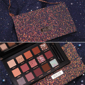 Cosméticos de maquillaje de marca privada 15 colores Vegan Matte Paleta de sombras de ojos con purpurina de larga duración - Product Image 4