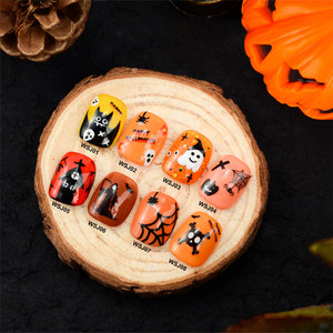 Esmalte <span class=keywords><strong>de</strong></span> Uñas en Gel <span class=keywords><strong>de</strong></span> la Serie Popular <span class=keywords><strong>de</strong></span> <span class=keywords><strong>Halloween</strong></span>, Colorido, Divertido, No Tóxico, <span class=keywords><strong>de</strong></span> Larga Duración, 15 ml, Esmalte <span class=keywords><strong>de</strong></span> Uñas UV - Product Image 1