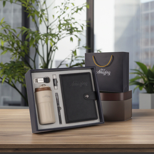 Minimalist Notebook Gift Set for Everyone- A5 Diary with Stylus Pen, Elegant Packaging Free Shipping