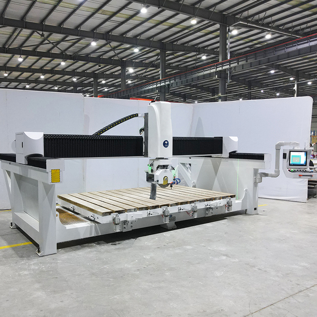 Economic 4+1 CNC Bridge Saw 4 Aixs Marble Stone Bridge Saw Machine Marble Sink Polishing Cutting Machine for Decoration Industry