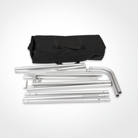 Supports d'affichage pour bannières en tissu tendu, cadre en alliage d'aluminium, durables et légers, 8ft, 10ft, 20ft, pour salons professionnels, système roll-up extensible
