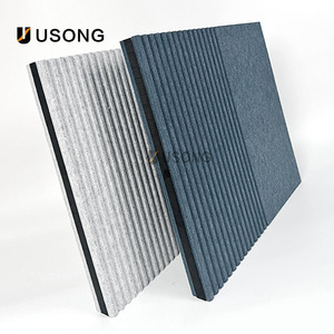 <span class=keywords><strong>Tapisserie</strong></span> <span class=keywords><strong>murale</strong></span> <span class=keywords><strong>acoustique</strong></span> en fibre de polyester, style moderne, sculptée en 3D, insonorisante et anti-bruit pour salle audiovisuelle - Product Image 4
