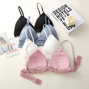 Reggiseno <span class=keywords><strong>a</strong></span> <span class=keywords><strong>triangolo</strong></span> aderente in cotone con cinturino 2 gancio Sexy - Product Image 5