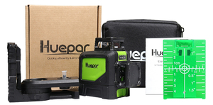 <span class=keywords><strong>Huepar</strong></span> <span class=keywords><strong>902CG</strong></span> autonivelante línea cruzada de 360 grados, 8 líneas Multi Modo de pulso al aire libre nivel láser de haz verde - Product Image 3