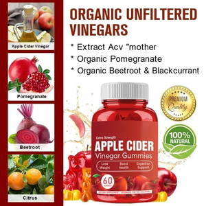 Offre Spéciale OEM 60 pièces Gummies au vinaigre de <span class=keywords><strong>cidre</strong></span> de pomme Gummies organiques délicieux de gestion de la perte de poids - Product Image 3