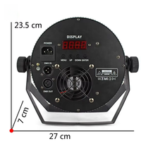 Éclairage de scène professionnel 18*10 Watts 4 en 1 Par Light pour soirées et bars KTV