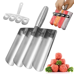 <span class=keywords><strong>Stampo</strong></span> Manuale <span class=keywords><strong>per</strong></span> <span class=keywords><strong>Polpette</strong></span> in Acciaio Inox 304, Utensile da Cucina <span class=keywords><strong>per</strong></span> Pesce Fritto e Gamberetti, <span class=keywords><strong>Stampo</strong></span> Resistente - Product Image 1