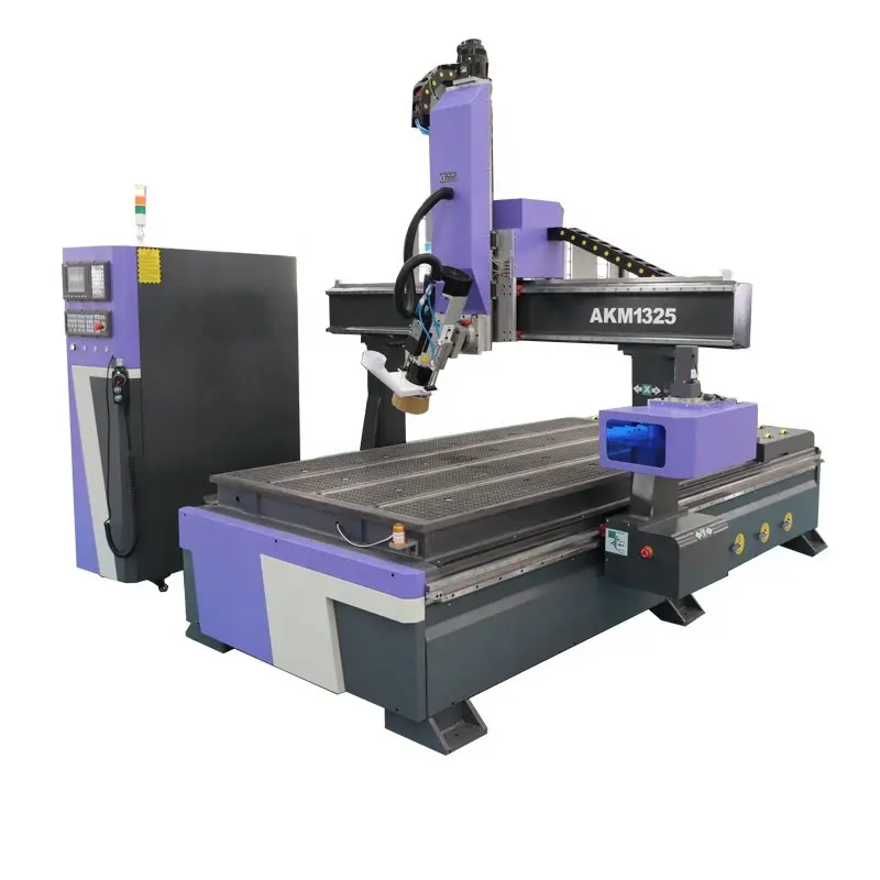 1325 4 Axis 1530 Small Business Vacuum Table Wood Cnc Router Machines for Aluminum Plastic Wood Door with Syntec System