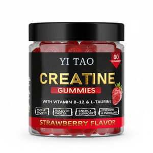 OEM Sugar Free <b>Creatine</b> Monohydrate Gummies Pre Workout Supplement for Muscle Growth Strength & Energy Support Adults - Product Image 1