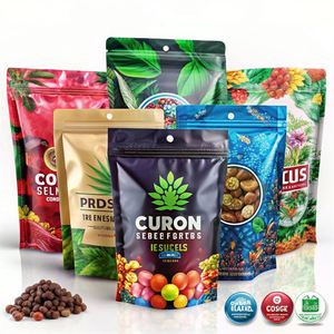 Impresión directa de fábrica 3,5g Mylar Zip Lock Bag Snack Packaging Bag Stand up Pouch Mochila Bolsas - Product Image 2