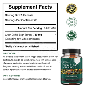 ยาลดความอ้วนแบบแบนยาลดความอ้วนแบบธรรมชาติยาลดความอ้วนผลิตภัณฑ์ลดความอ้วนแบบมังสวิรัติ - Product Image 6