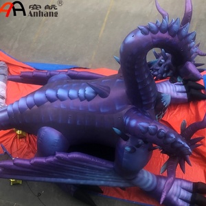 Modelo Inflable <span class=keywords><strong>Gigante</strong></span> <span class=keywords><strong>de</strong></span> Dragón Hidra <span class=keywords><strong>de</strong></span> 3 Cabezas, Rey Ghidorah, Dragón Inflable Personalizado para Eventos <span class=keywords><strong>de</strong></span> Halloween, Decoración para Exteriores - Product Image 2