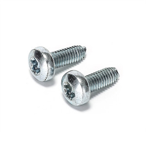 Tornillo de seguridad autorroscante galvanizado Grado 4.8, cabeza Torx de seis lóbulos, rosca trilobular, tornillo de conformación por rodadura M3 M3.5 12mm - Product Image 2