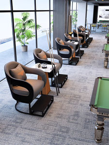 Nouveau design moderne haut de gamme <span class=keywords><strong>salle</strong></span> de billard montre chaise canapé siège pour <span class=keywords><strong>jeu</strong></span> de cartes high-tech pour salon avec table de repos - Product Image 6