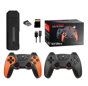 أفضل العروض لعبة X2 Ultra Stick وحدات تحكم إخراج 4K تلفزيون عائلي فيديو كلاسيكي للألعاب 64 جيجابايت وألعاب محملة مسبقًا - Product Image 1