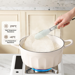 실리콘 패드 내열 매트 가정용 원형 코스터 식품 등급 식탁 팬 보온 패드 보관 홀더 랙 - Product Image 2