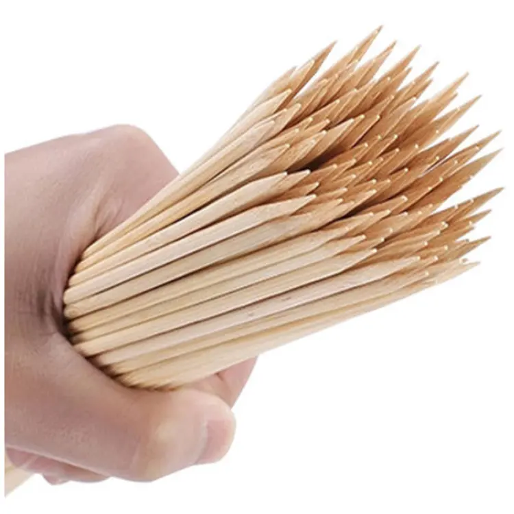 Bamboo-Sticks-China Custom Bamboo Ear Clean Barbecue Sticks Wholesale Vietnam Bamboo Stick 36 inches