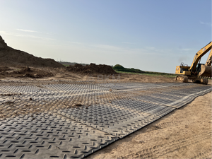 แผ่นป้องกันพื้นพลาสติก HDPE หนัก 4x8 ฟุต แผ่นป้องกันพื้นถนน - Product Image 5