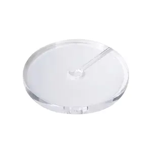 Factory Supplying Customized Clear Round Acrylic Lamp Base Light Base in Lighting Accessories