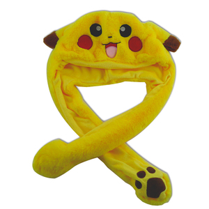 Divertido Gorro <span class=keywords><strong>de</strong></span> Peluche Amarillo <span class=keywords><strong>con</strong></span> <span class=keywords><strong>Orejas</strong></span> Móviles <span class=keywords><strong>de</strong></span> Personaje Animado, Gorro <span class=keywords><strong>de</strong></span> Piel Sintética <span class=keywords><strong>de</strong></span> Diseño para Adultos y Niños, Regalo Ideal - Product Image 6