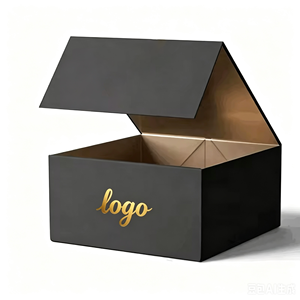 Caja Magnética Plegable con Logotipo Personalizado, Caja de Regalo Rígida Plegable de Lujo, Caja de Papel Plana con Tapa para Ropa y Joyería - Product Image 1