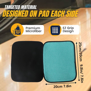 Chiffonnette de nettoyage pour bowling <span class=keywords><strong>en</strong></span> microfibre Easy Grip avec points antidérapants, serviette de polissage pour bowling - Product Image 4