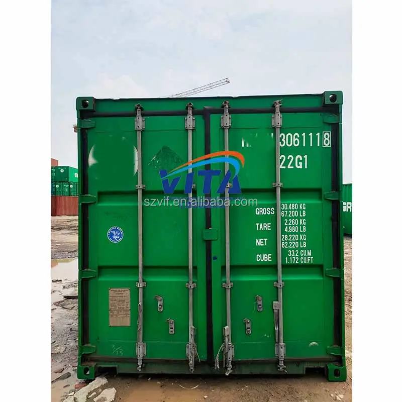 40gp 20gp 40hq Droge Container Gebruikt Goedkoop In Guangzhou Shekou Xiamen Naar Maleisië Indonesië Singapore