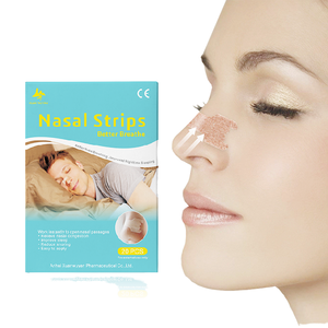 Tiras Nasales de Ventilación Directas de Fábrica, Parche Nasal Elástico para Aliviar los Ronquidos, Venta al por Mayor OEM - Product Image 1