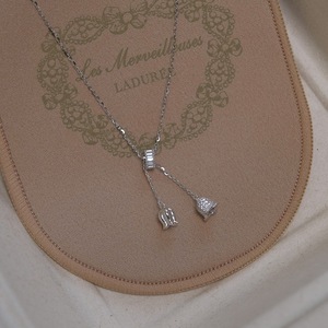 Collar de Perlas de Serpiente de Plata Pura S925 para Mujer, Estilo Chino Nuevo, Platino, Edición Limitada para el Año de la Serpiente, Versátil para el Año del Zodiaco - Product Image 3